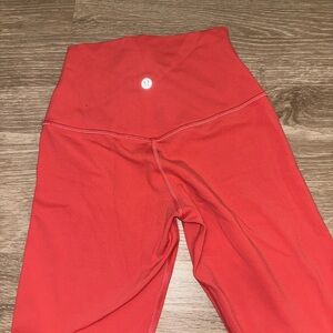 lululemon athletica womens Coral Leggings
